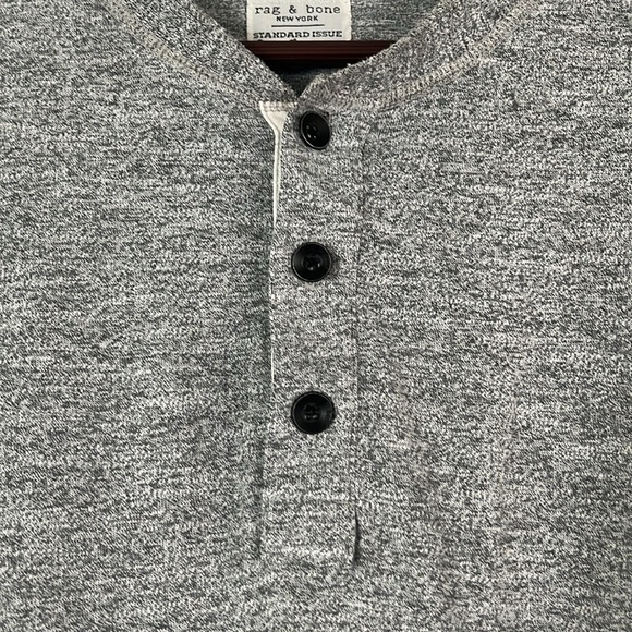 Rag & Bone Henley Shirt Size Large - Picture 4 of 8